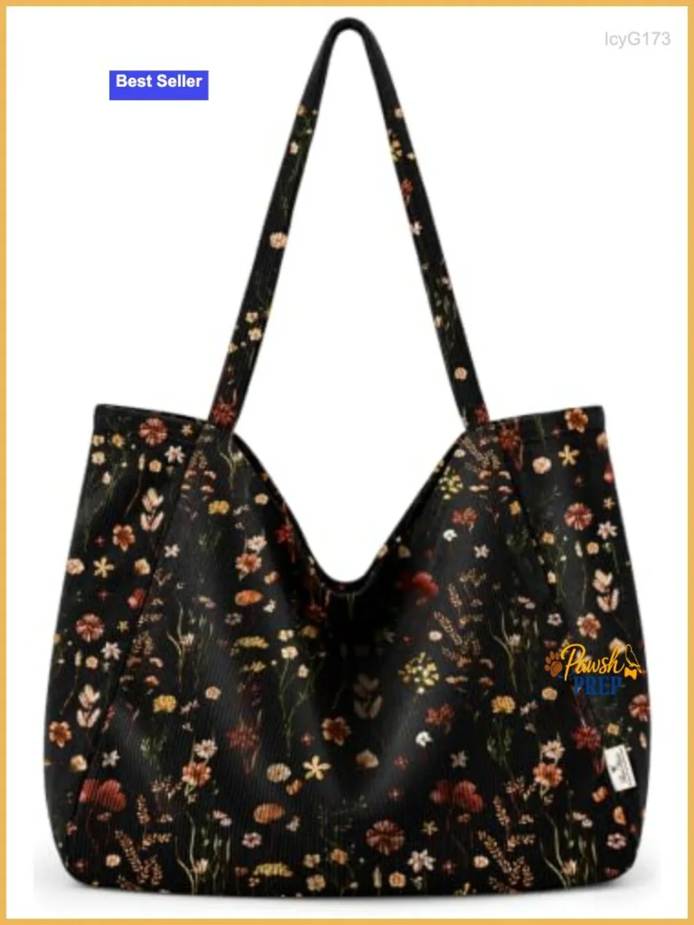 Corduroy Hobo Bag for Women, Large Slouchy Shoulder Tote, Bohemian Everyday